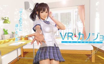 VR女友条目的原创抽象几何配图，非游戏截图